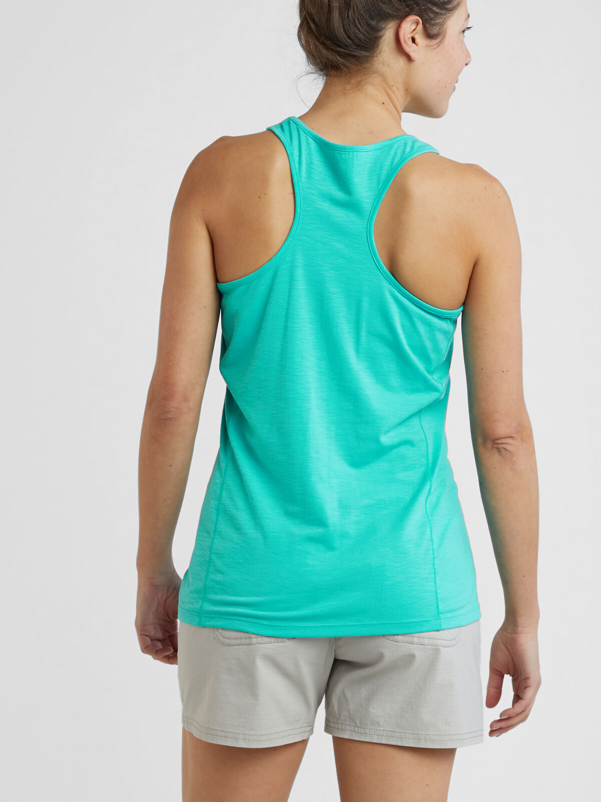 BAW Athletic Wear TR75 Ladies Shirred Racerback Tank Top