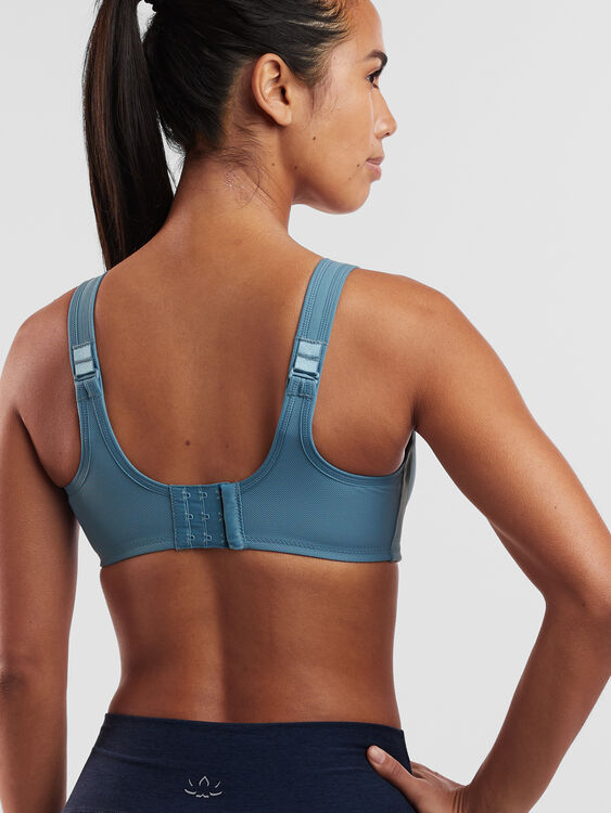 Introducing our Metallic Blue Sports Bra and Staple. This set is