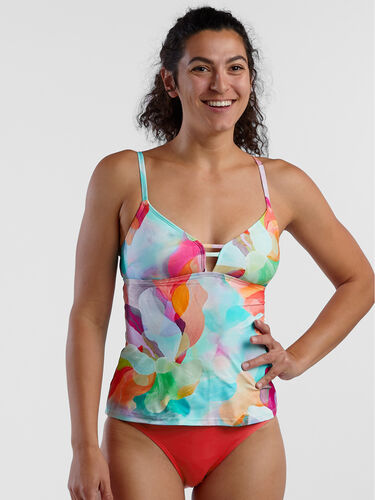 Zehra Tankini Top - Plumeria