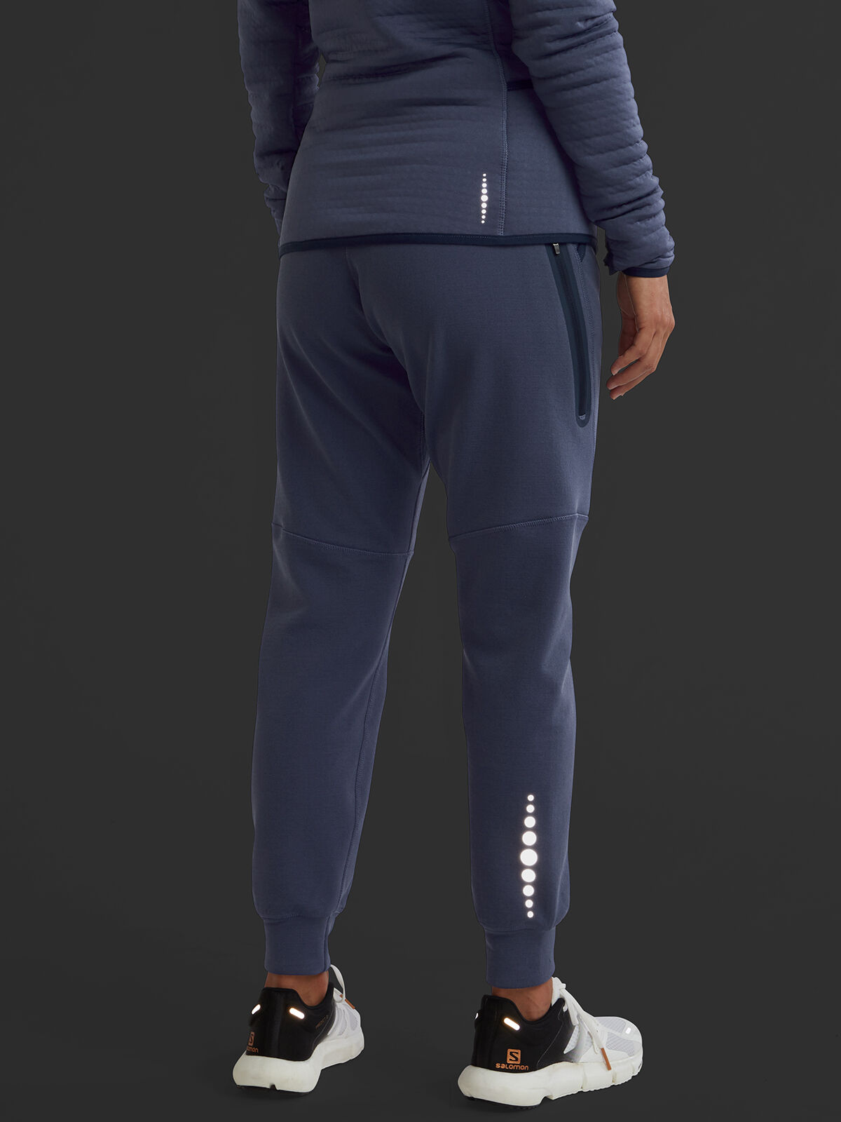 Fleece Lined Joggers: Crash Polartec - Heathered