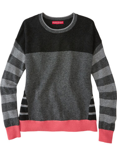 A La Mode Crew Neck Sweater