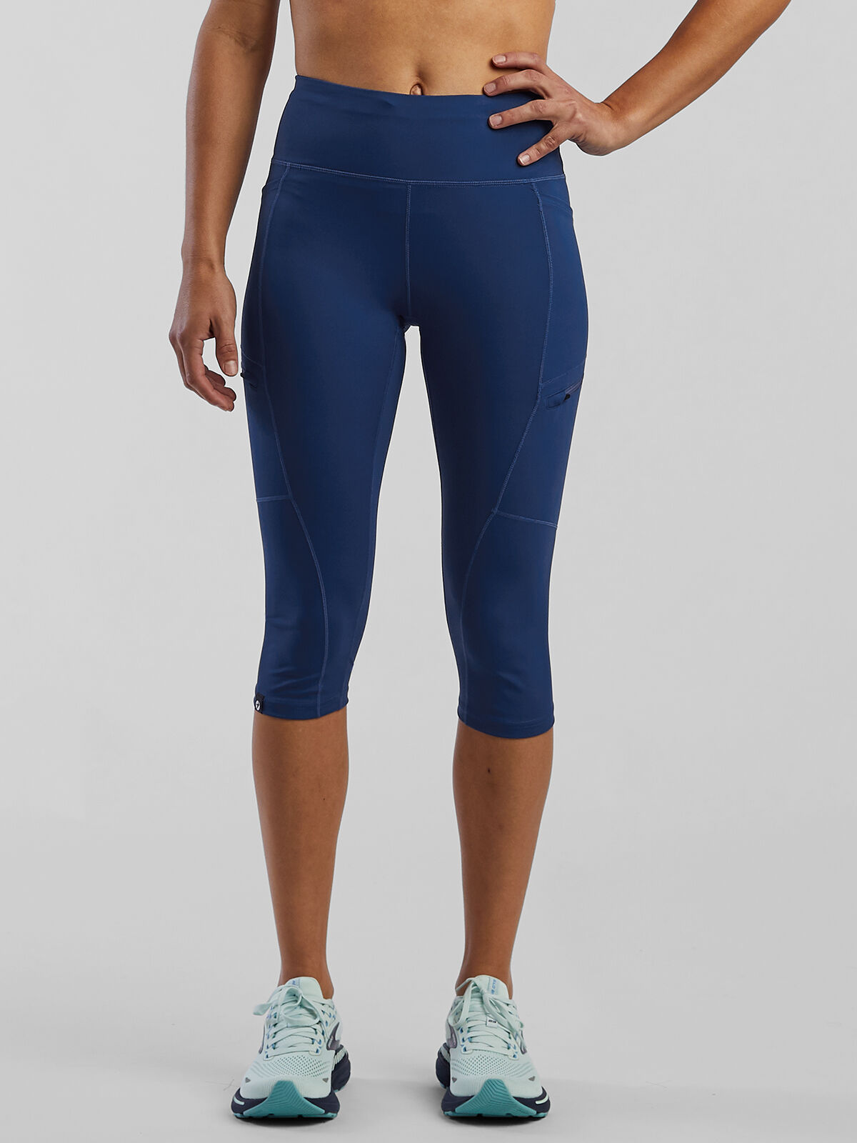LOGO Layers by Lori Goldstein Petite Printed Crop Leggings with Pockets -  QVC.com