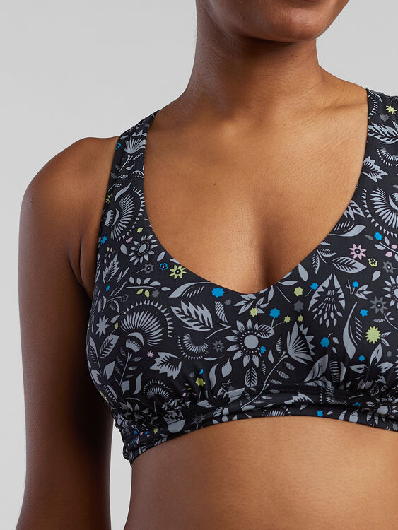 Underwire Bikini Top: Phenom - Amara Print