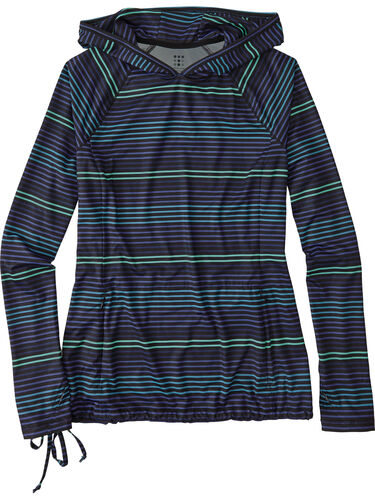 Sunbuster Long Sleeve Hoodie - Sunset Stripe