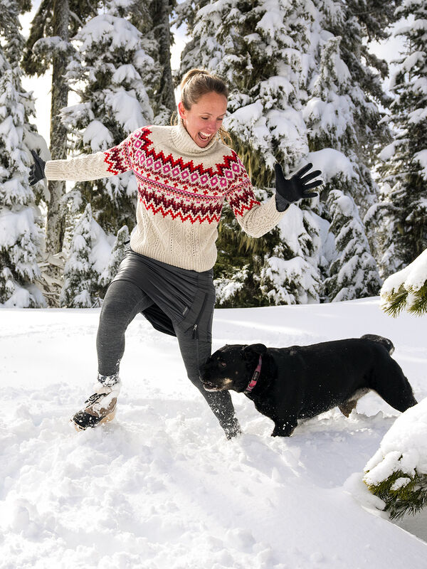 Bun Warmer Quilted Midi Skirt