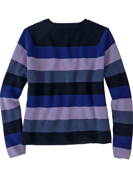 Crew Neck Sweater for Title Nine Striped Offsite | Women