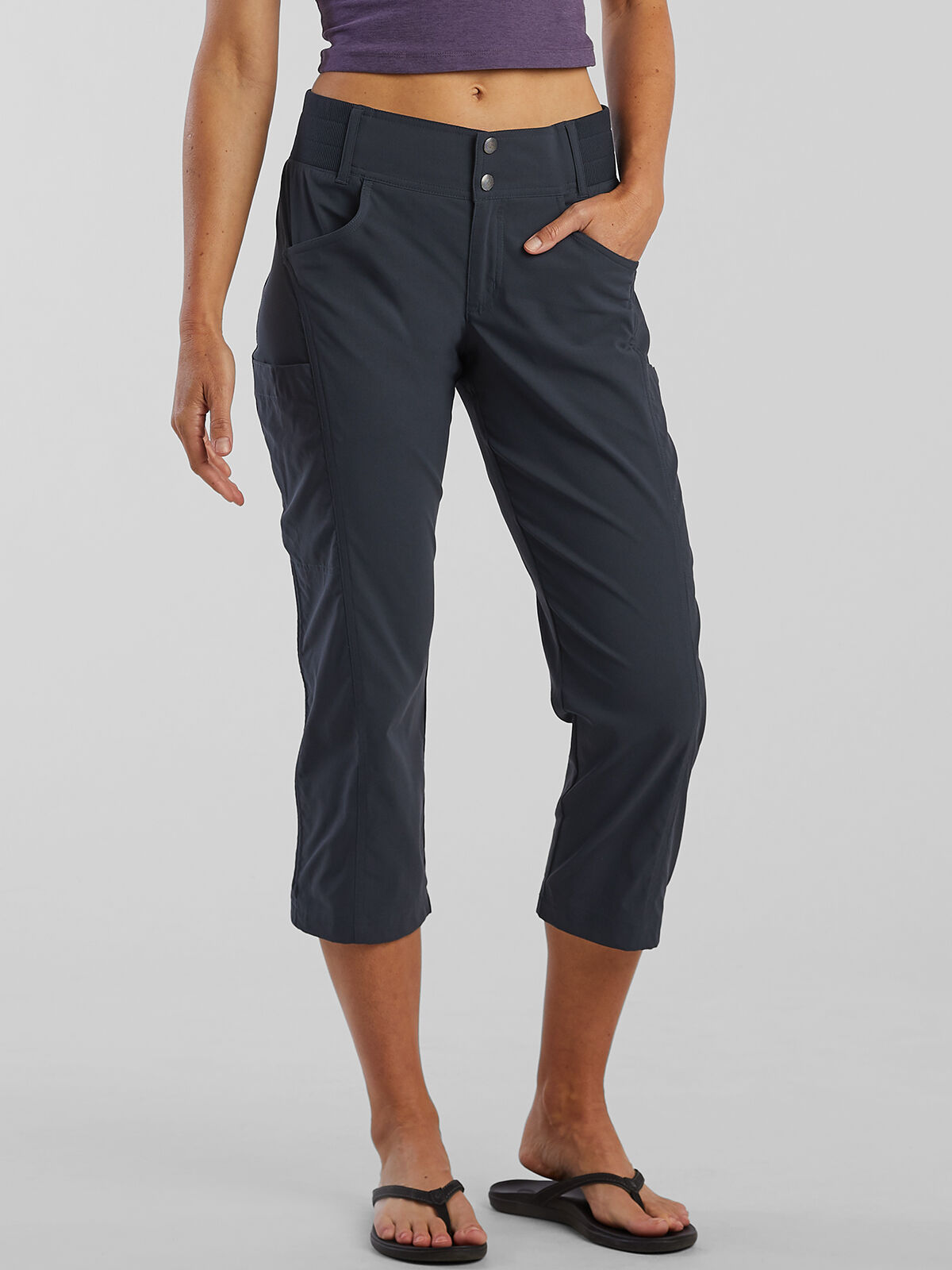 Skye Linen Blend Womens Capri Pants | Mountain Warehouse CA