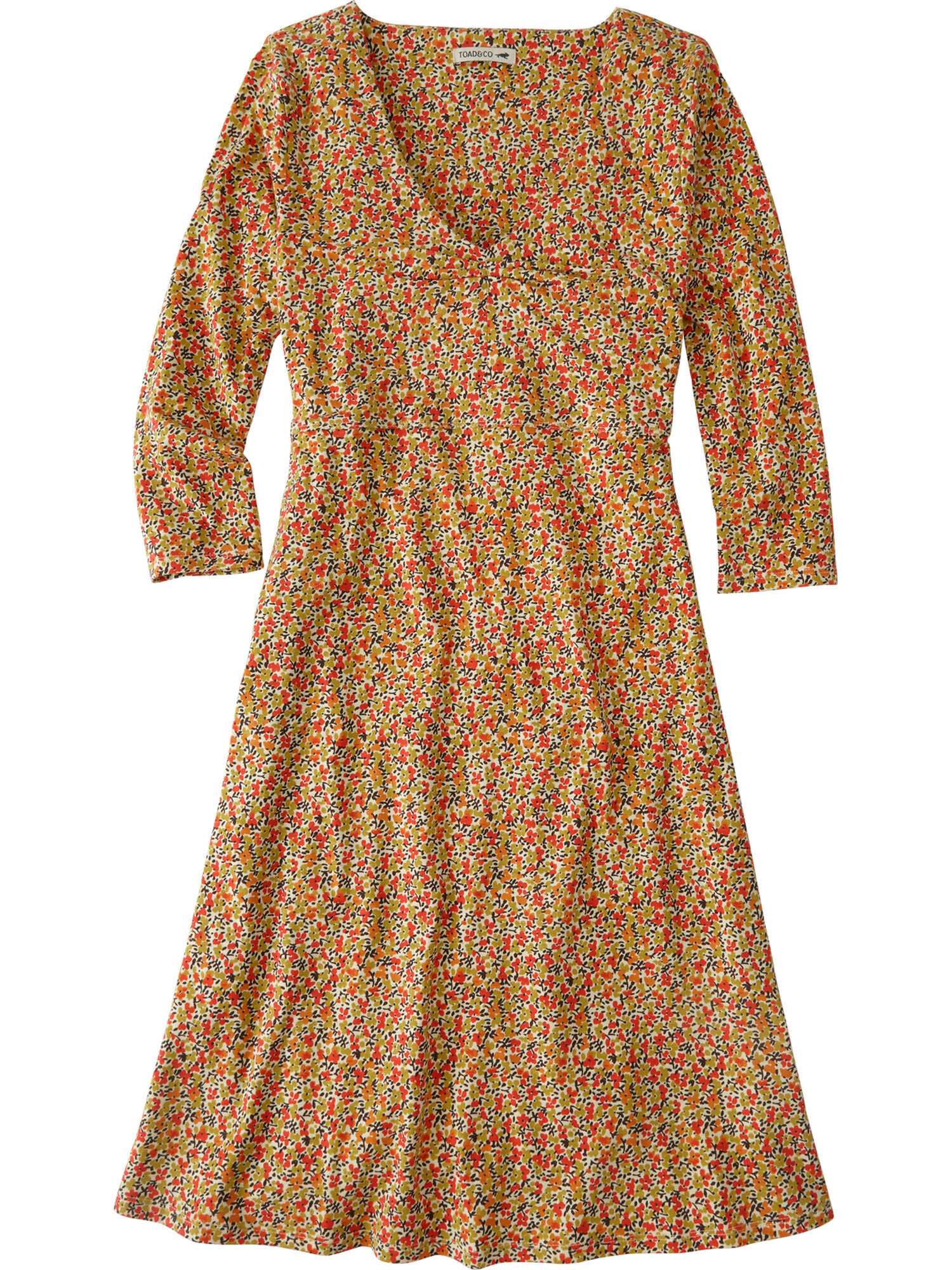 Amelia 3/4 Sleeve Dress - Print Outlet | Title Nine