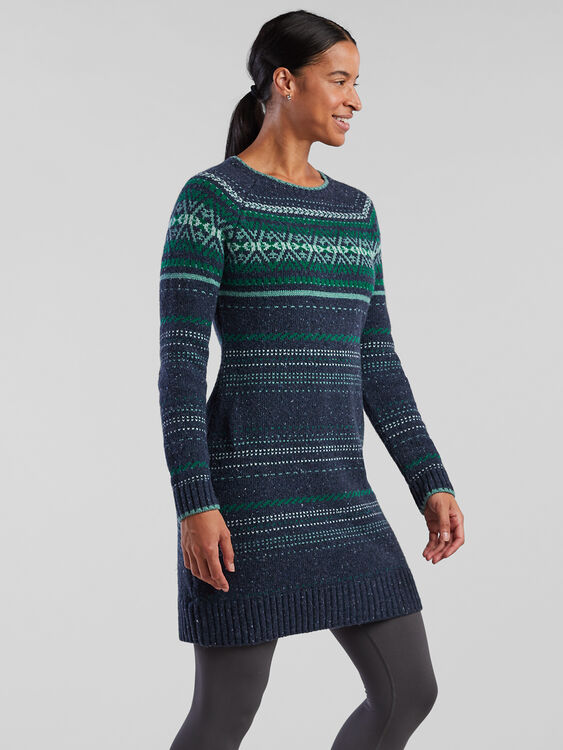 Krimson Klover Sweater Dress Tweedy Fair Isle Title Nine