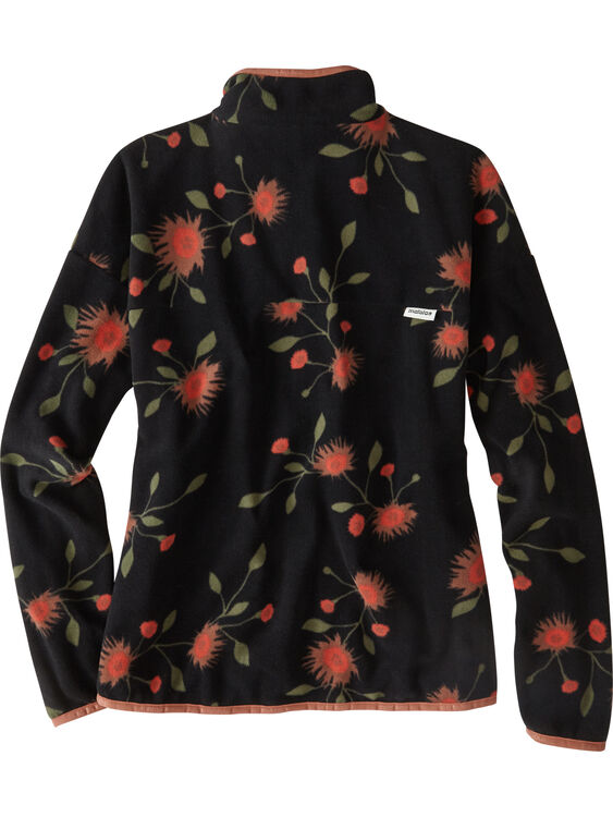 Jacket: Floral Up Womens Zip Fleece | Nine Unicorn Title