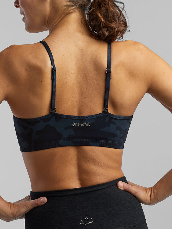 Low impact Coolmax® layer triple-strap sports bra