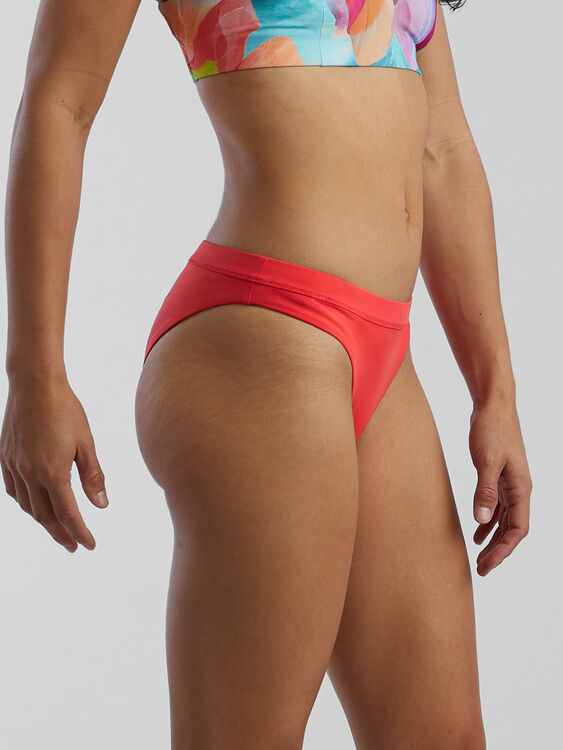 Cotton On Body Swim Pant - Highwaisted Cheeky Bikini Bottom - Large -  Hibiscus