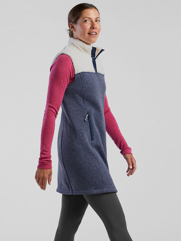 Callitrix Fleece Vest Dress, , original