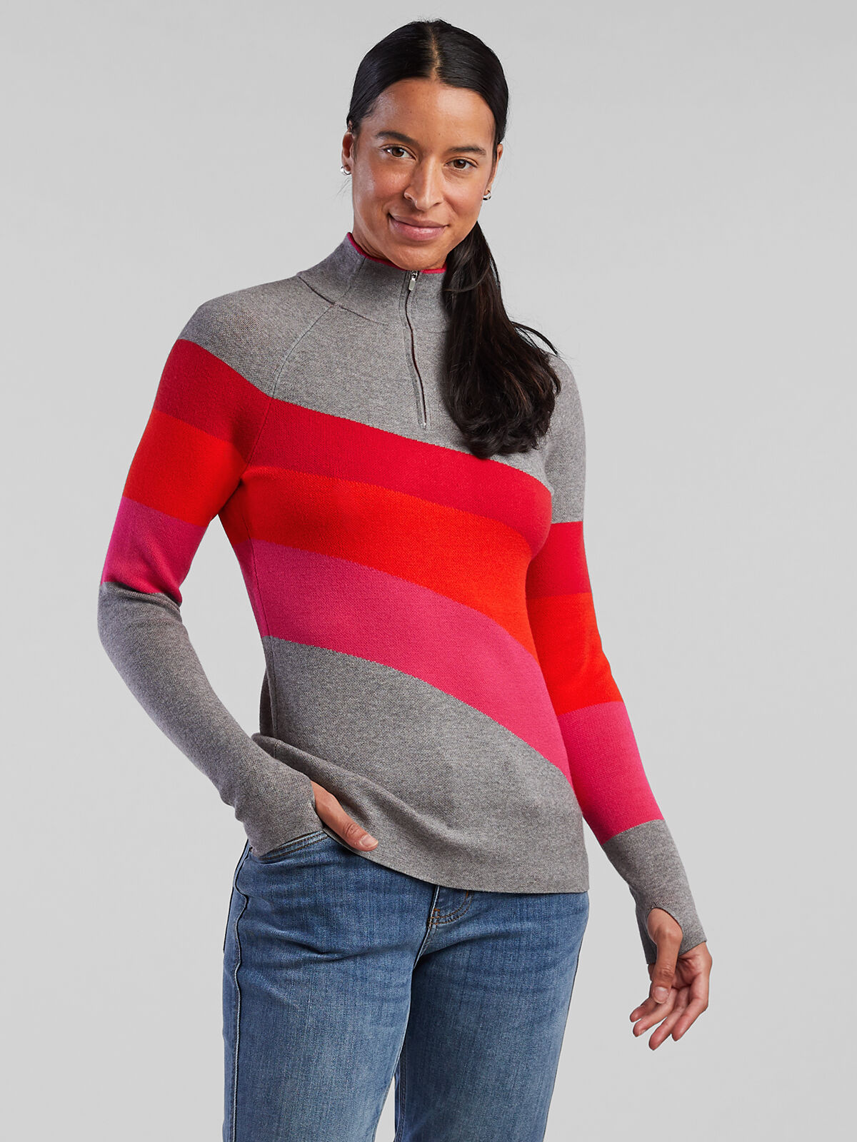Krimson Klover Cochran 1/4 Zip Sweater | Title Nine