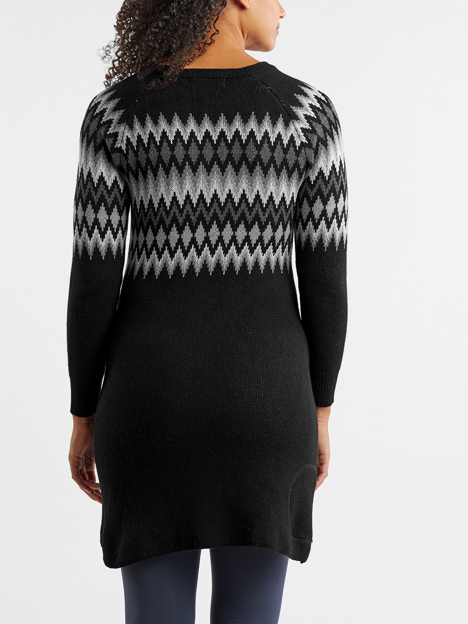 Krimson Klover Sweater Dress: Zigzag Mountain | Title Nine