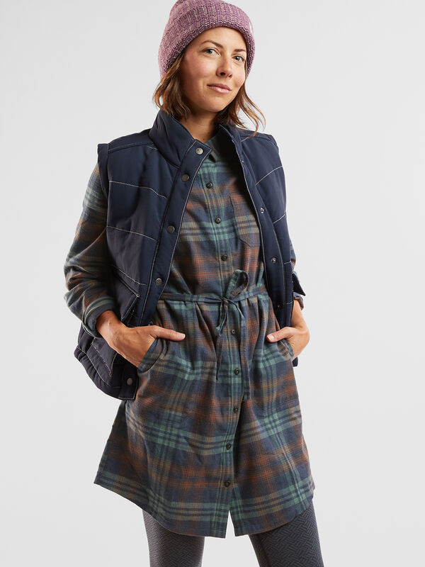 Plaiditude Flannel Shirtdress, , original