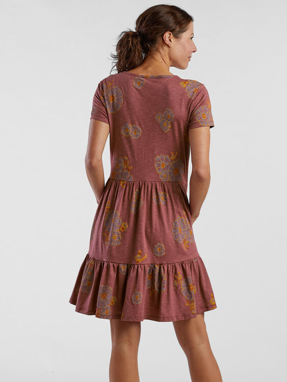 Whirlwind Tiered Short Sleeve Dress, , original