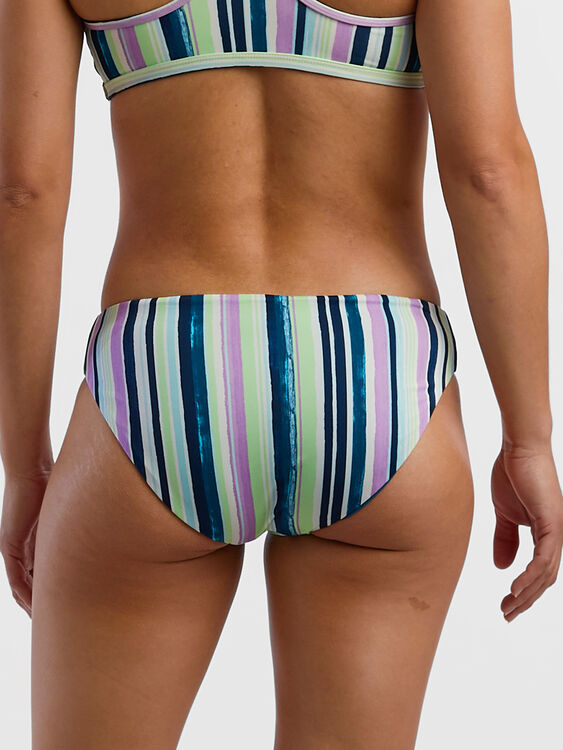 Tidal Reversible Bikini Bottom - Watercolor Stripe, , original