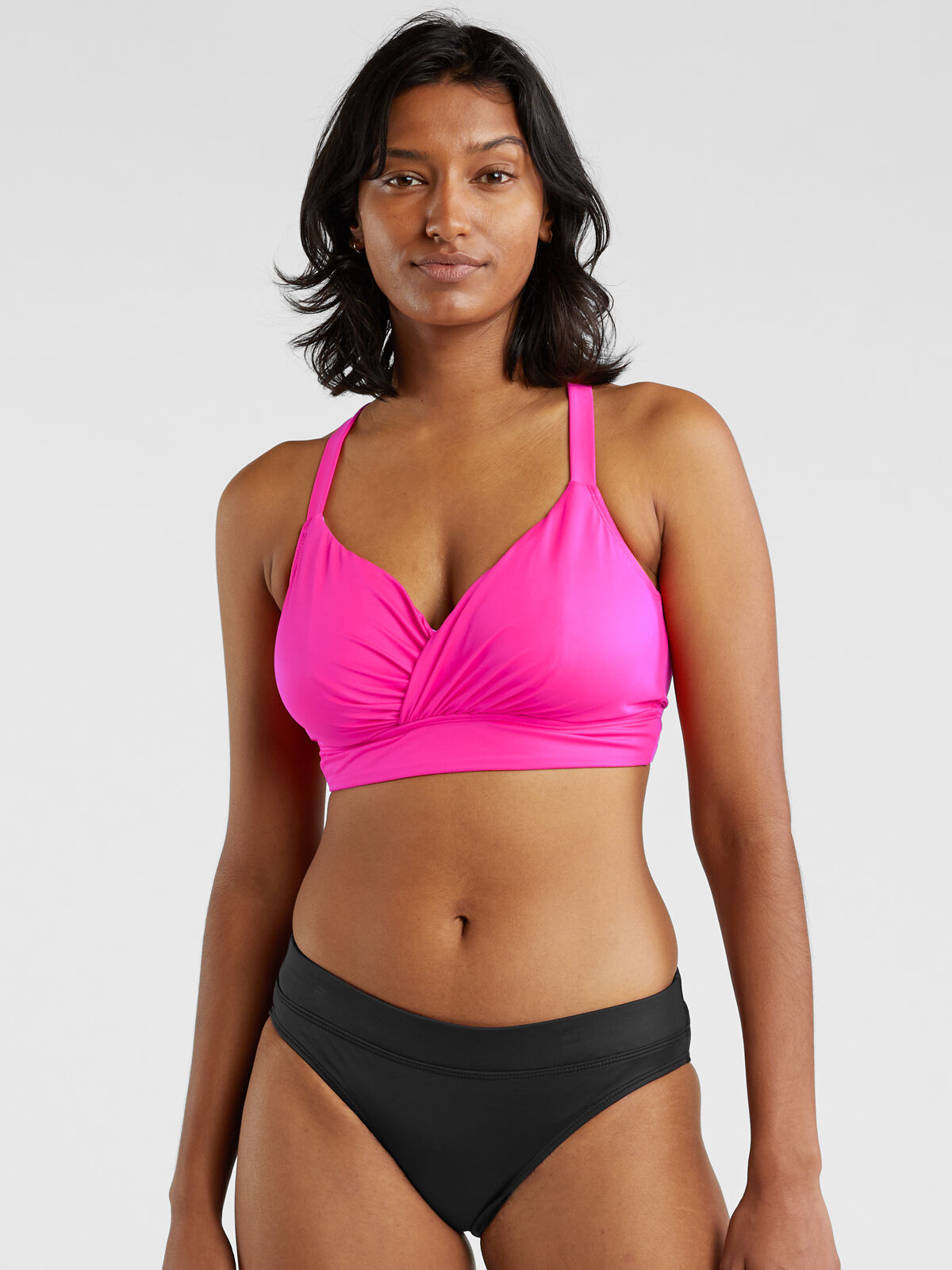 Full coverage clearance underwire bikini