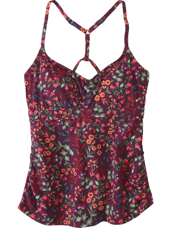 Underwire Tankini Top: Tidal Rave Floral Frenzy | Title Nine