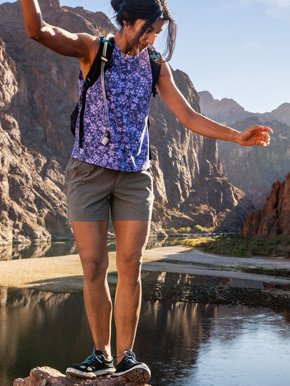 Prana Womens Summit Capri Causal Hiking Stretch Pants Size Large