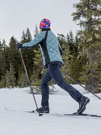 Women's ski pants in stretch nylon