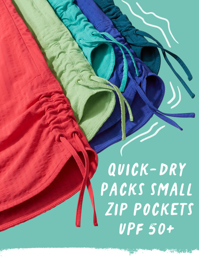 quick-dry packs small zip pockets upf 50+