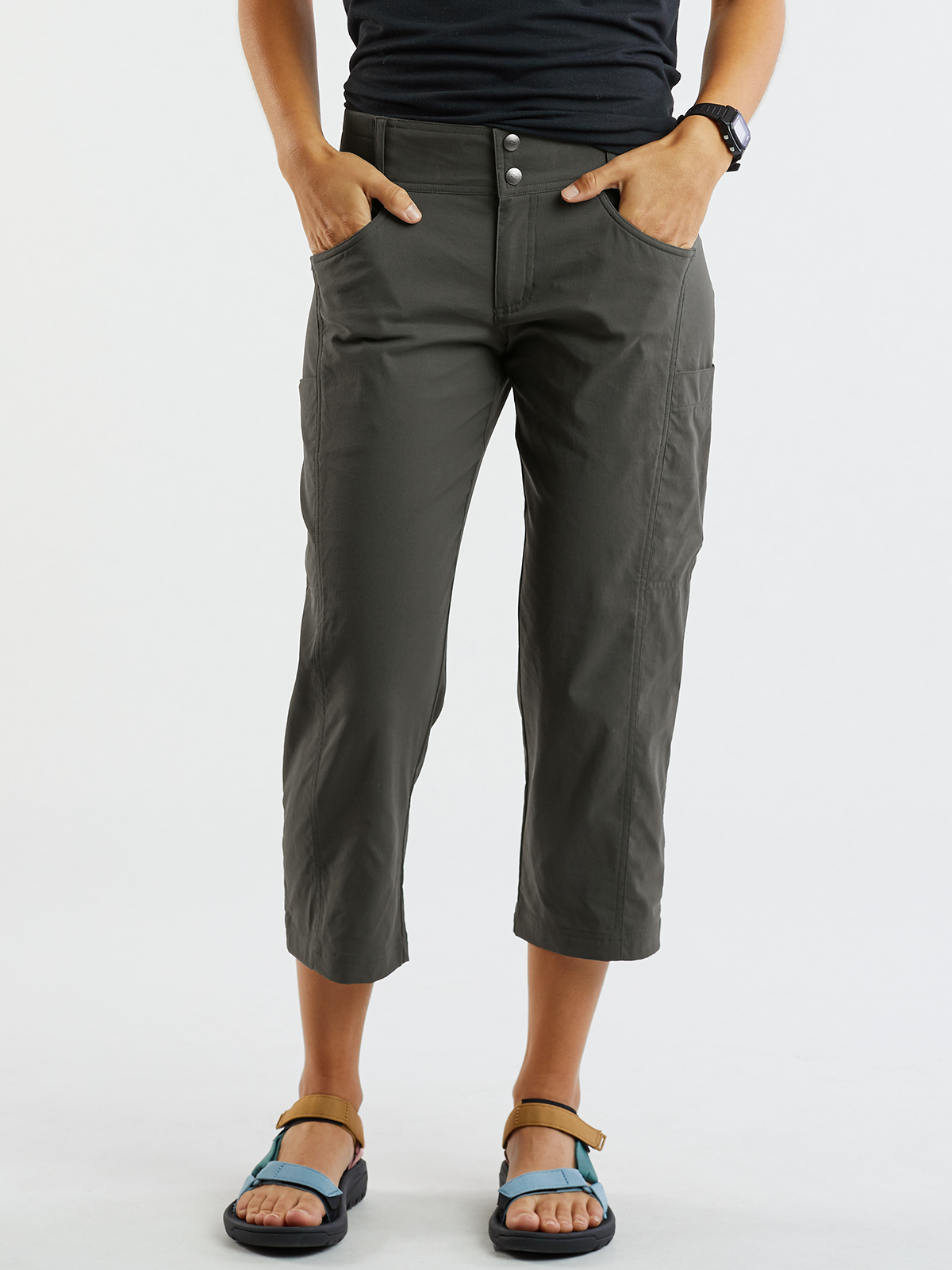 Women's Hiking Capris: Recycled Clamber | Title Nine