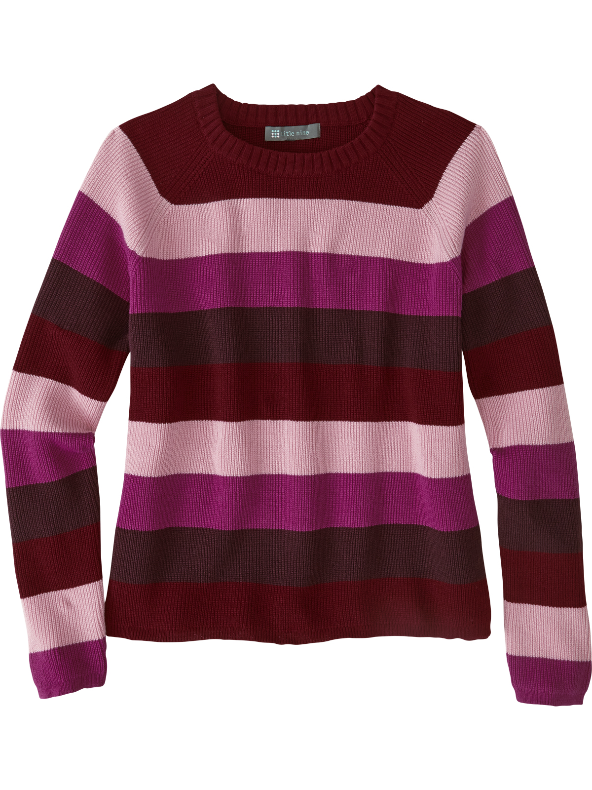 Striped Women: Crew Neck Sweater | Title Nine Offsite for