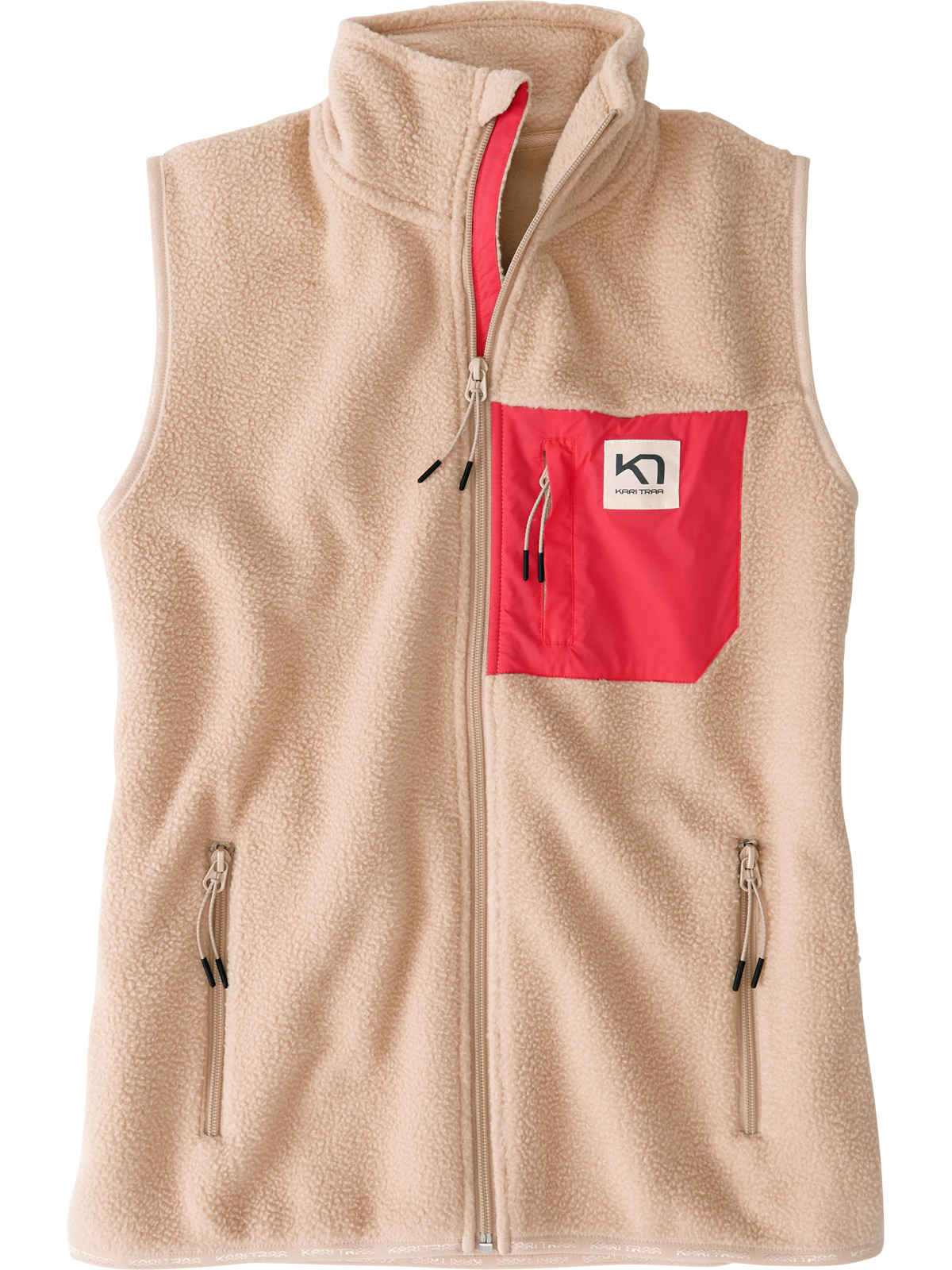 Yellow Rooster Women's Super Soft Value Fleece Vest True Red XL