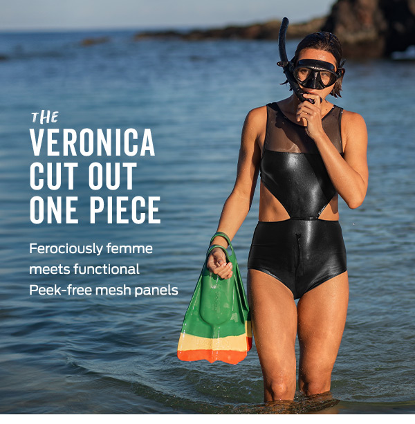 Shop the Veronica Cut Out One Piece Swimsuit >