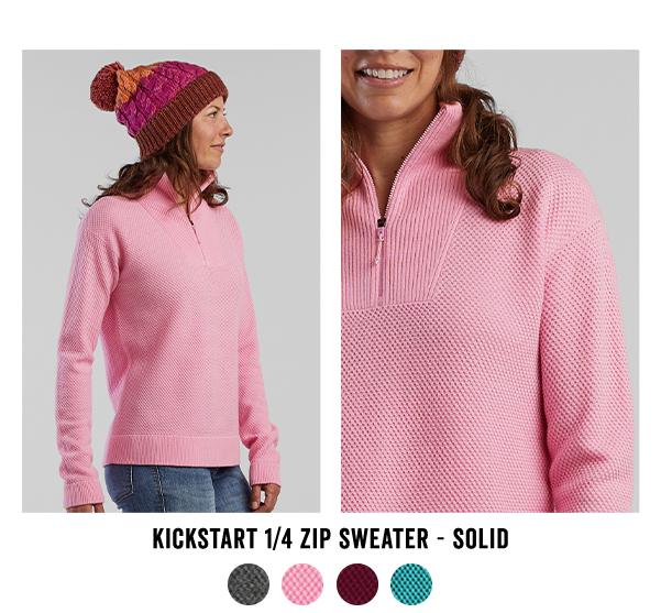 Shop the Kickstart 1/4 Zip Sweater >