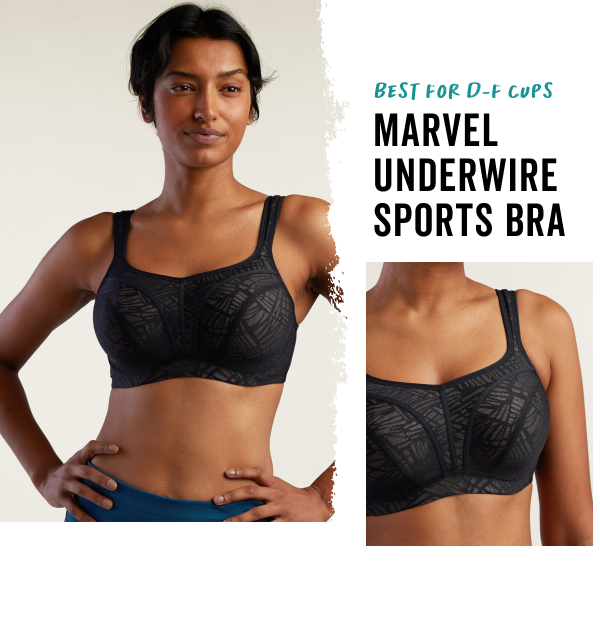 Shop the Marvel Underwire Sports Bra >