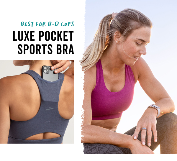Shop the Luxe Pocket Sports Bra >