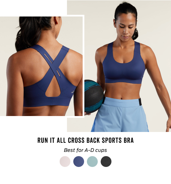 Shop the Run It All Cross Back Sports Bra >