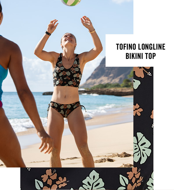 Shop the Tofino Longline Bikini Top >