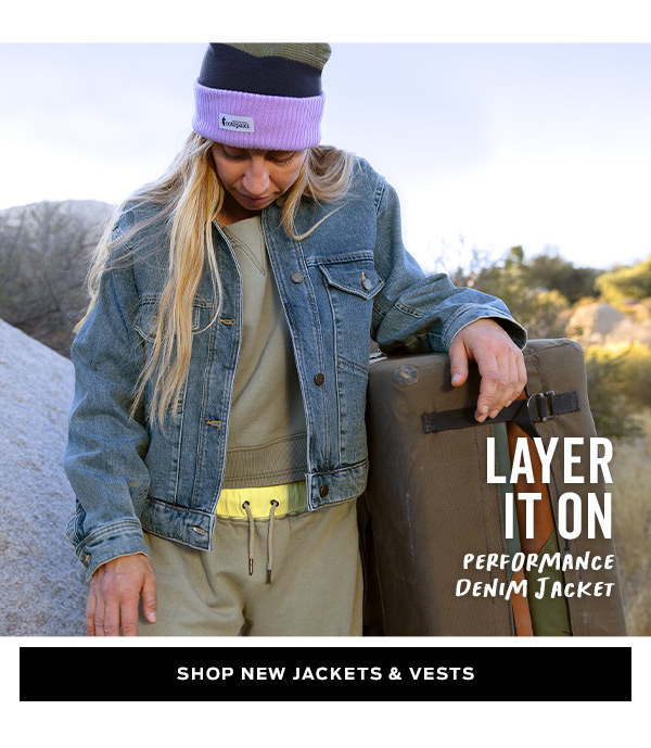 Layer it on | Shop Jackets & Vests >