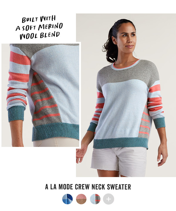 Shop the A La Mode Crew Neck Sweater >