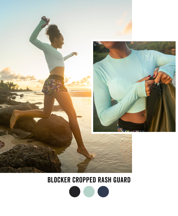  Shop the Blocker Cropped Rash Guard >