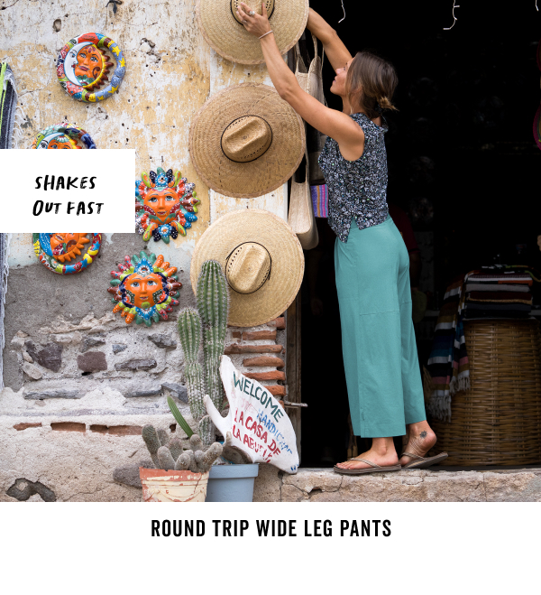 Shop the Round Trip Wide Leg Pants >