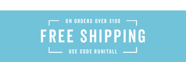 Free Shipping Over $100 With Code: RUNITALL >