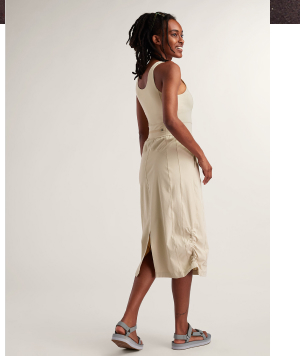 Shop the Limitless Cargo Midi Dress >