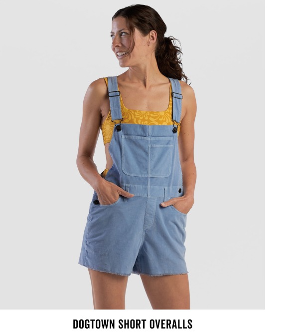 Shop the Dogtown Short Overalls >