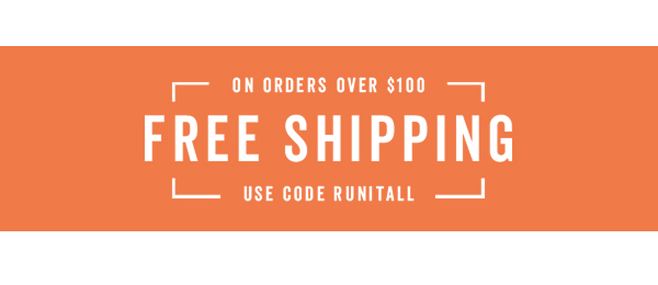 Free Shipping Over $100 With Code: RUNITALL >