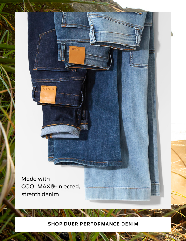 Shop DUER Performance Denim >