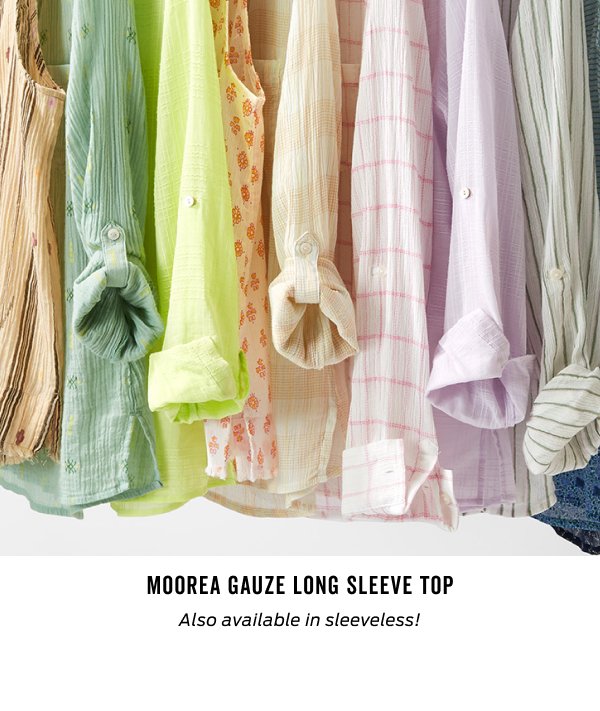 Shop the Moorea Gauze Long Sleeve Top >