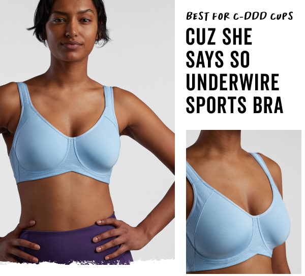 Cuz She Says So Underwire Sports Bra >