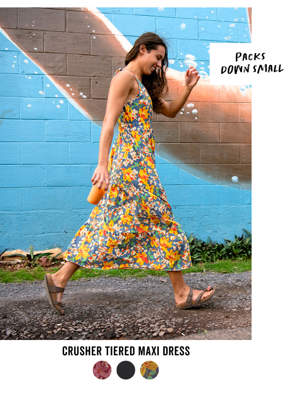 Shop the Crusher Tiered Maxi Dress >
