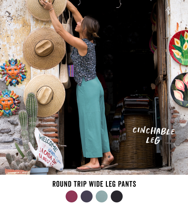 Shop the Round Trip Wide Leg Pants >