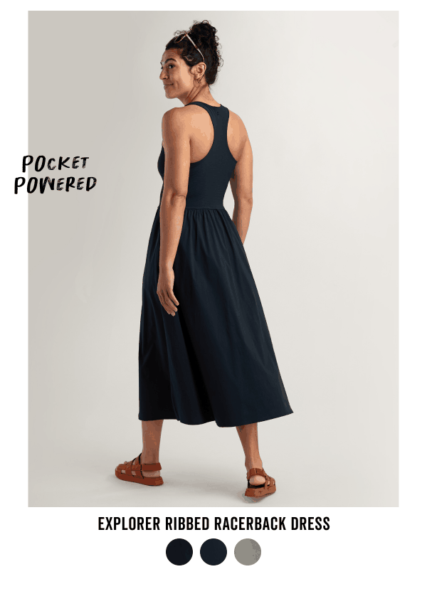 Shop the Explorer Ribbed Racerback Dress >
